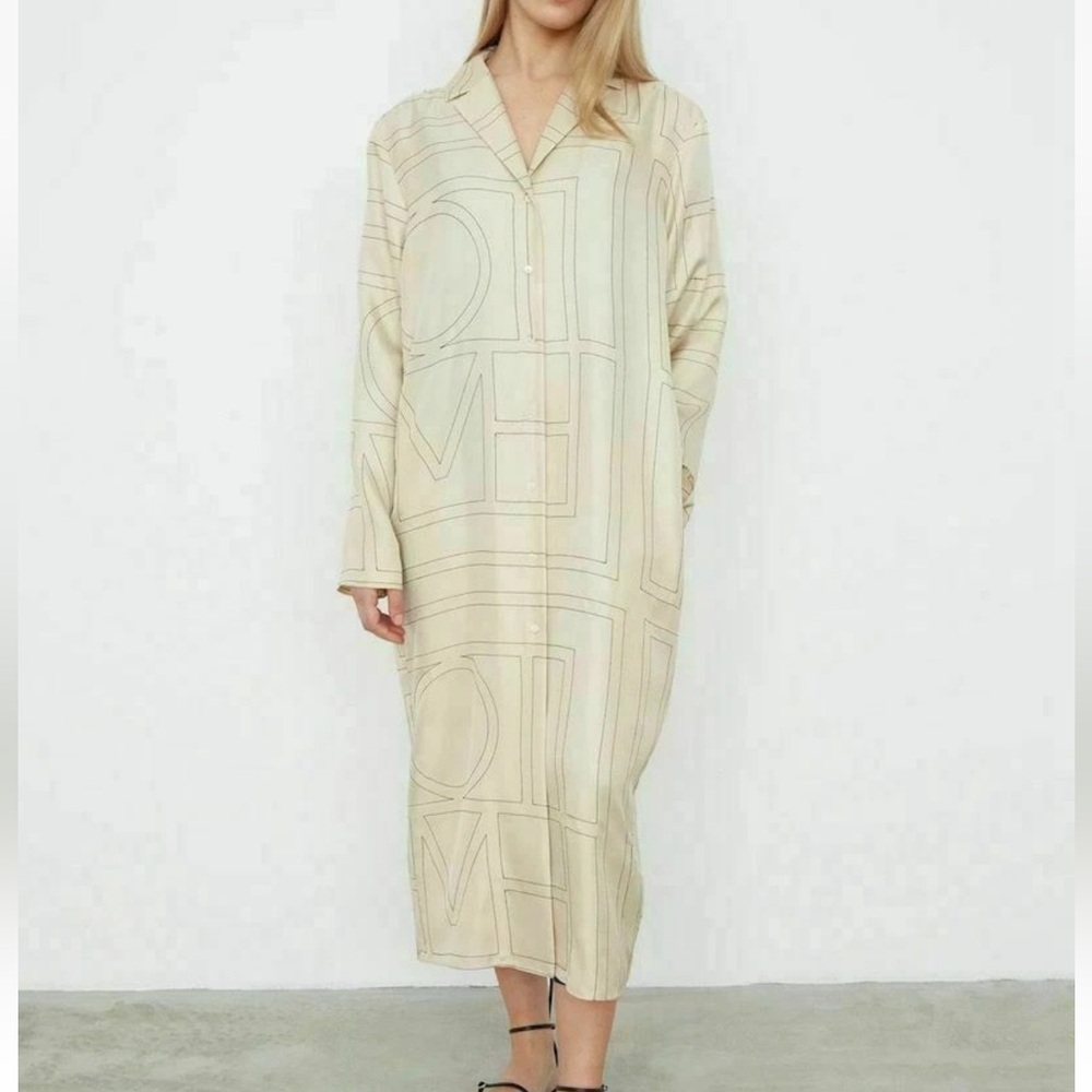 Autre Marque TOTEME Anet Monogram Dress